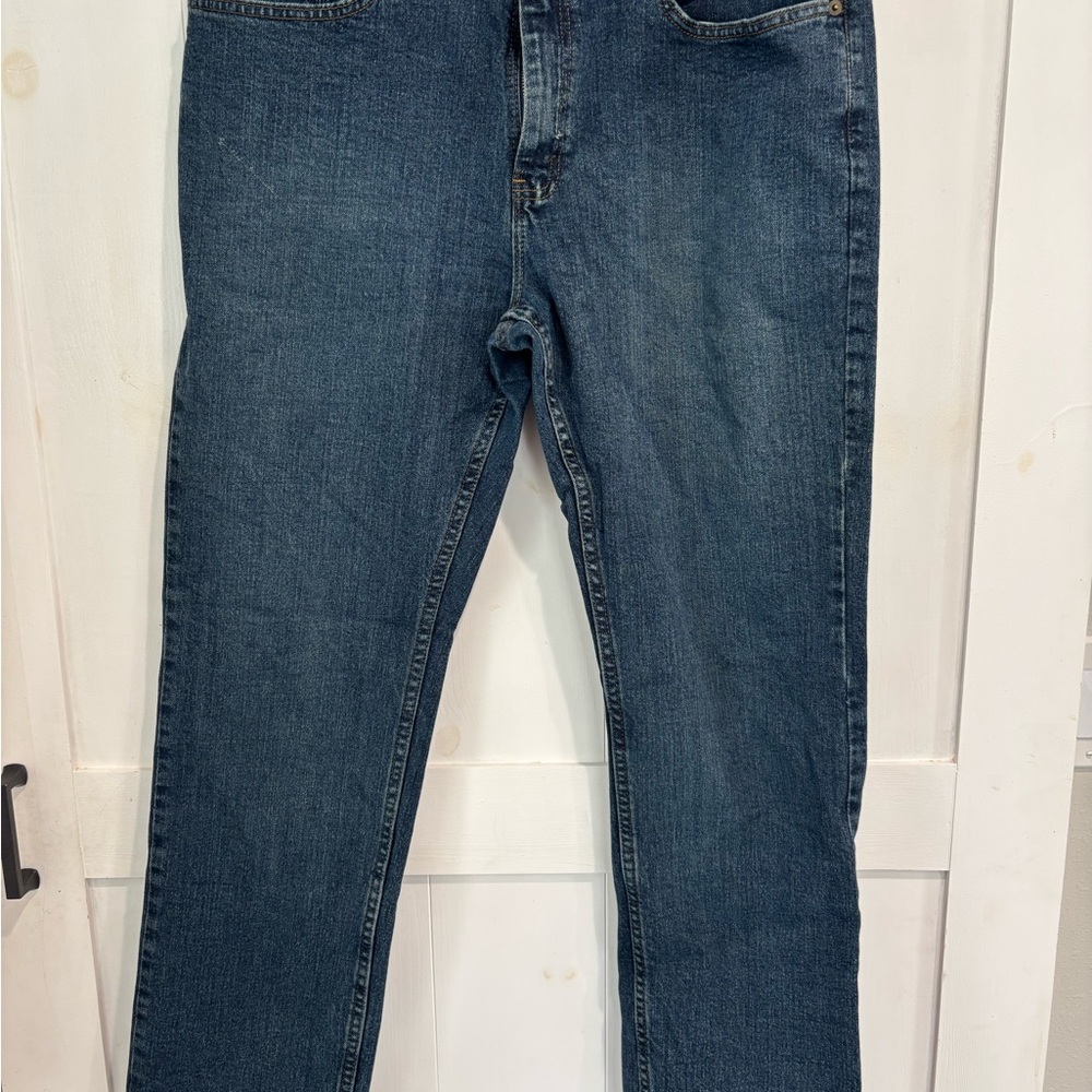 Urban Pipeline Men's Dark Blue Straight Jeans